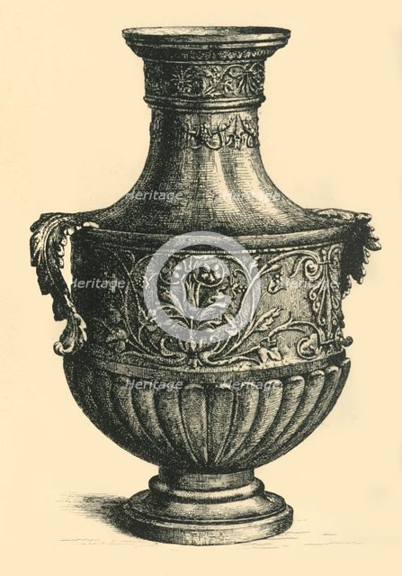Bronze vase, 16th or 19th century, (1881).  Creator: R I Stevenson.