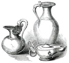 Bronze Vases, Romano-British, 1850. Creator: Unknown