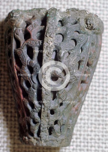 Bronze Viking brooch, c.8th-11th century. Artist: Unknown