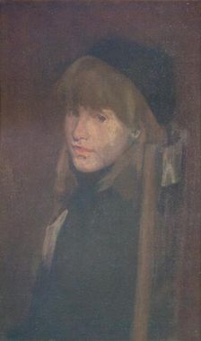 Brown and Gold, Lillie In Our Alley 1896 (1904). Artist: James Abbott McNeill Whistler