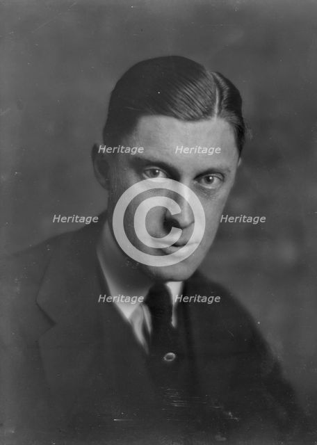 Brown, F.R., Mr., portrait photograph, 1916 Dec. 19. Creator: Arnold Genthe.