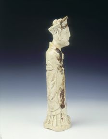 Brown spotted white zodiac figure, Five Dynasties period/Northern Song dynasty, China, 11th century. Creator: Unknown