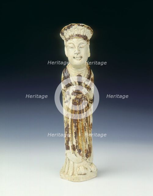 Brown spotted white zodiac figure, Five Dynasties period/Northern Song dynasty, China, 11th century. Creator: Unknown.
