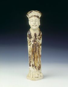 Brown spotted white zodiac figure, Five Dynasties period/Northern Song dynasty, China, 11th century. Creator: Unknown