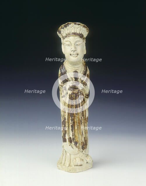 Brown spotted white zodiac figure, Five Dynasties period/Northern Song dynasty, China, 11th century. Artist: Unknown