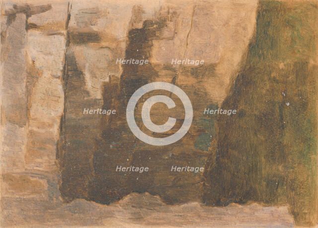 Brown rocks, early 20th century. Creator: Dezider Czölder.