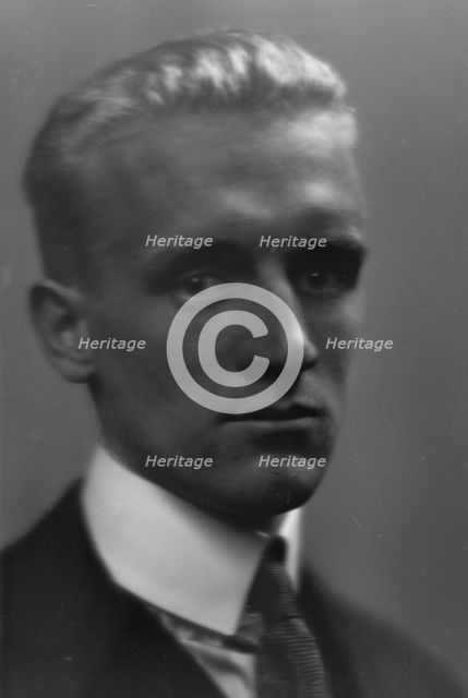 Brown, Richard C., Mr., portrait photograph, 1913. Creator: Arnold Genthe.