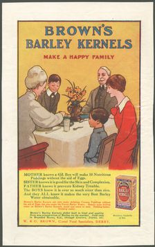 Brown's Barley Kernels, 1910s
