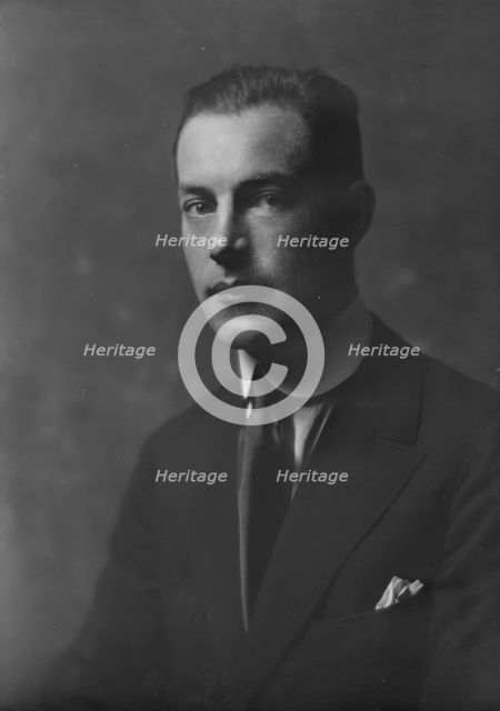 Brown, S.S., Mr., portrait photograph, 1917. Creator: Arnold Genthe.