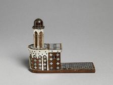 Brown wood model of the Holy Sepulchre, c17th century