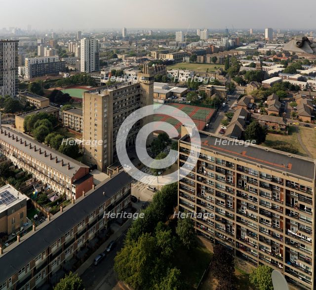 Brownfield Estate, South Bromley, Poplar, Tower Hamlets, London, 2016. Creator: Chris Redgrave.