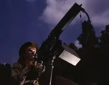 Browning machine gunner, Ft. Knox, Ky., 1942. Creator: Alfred T Palmer