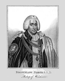 Brownlow North L.L.D., Bishop of Winchester Creator: Unknown