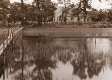 Brownsville marsh, Nassawadox, Northampton County, Virginia, between c1930 and 1939. Creator: Frances Benjamin Johnston