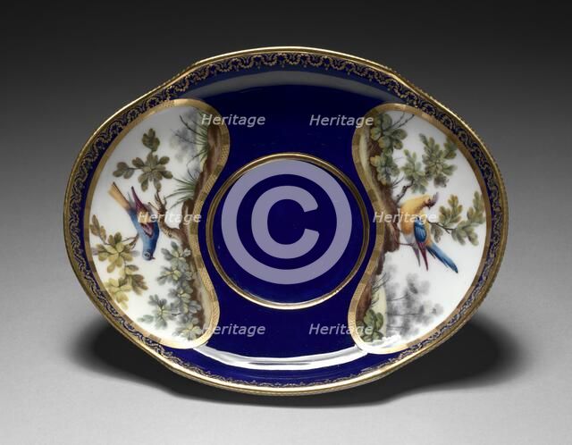 Broth Basin (Stand), 1772. Creator: Sèvres Porcelain Manufactory (French, est. 1740); François-Joseph Aloncle (French).