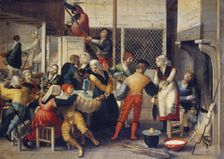 Brothel Scene, c1540-1550. Creator: Master of Brunswick