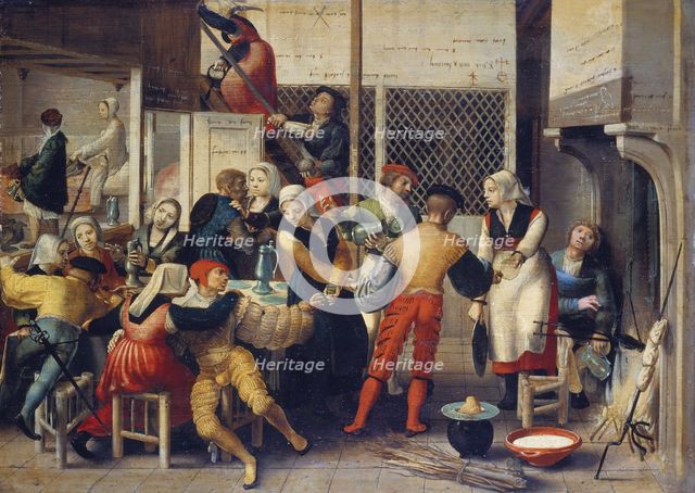 Brothel Scene, c1540-1550. Creator: Master of Brunswick.