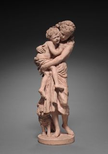 Brother and Sister, 1875. Creator: Jean-Baptiste Carpeaux (French, 1827-1875)