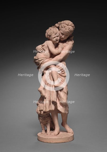 Brother and Sister, 1875. Creator: Jean-Baptiste Carpeaux (French, 1827-1875).