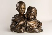 Brother and Sister, 1898. Creator: Julien Dillens