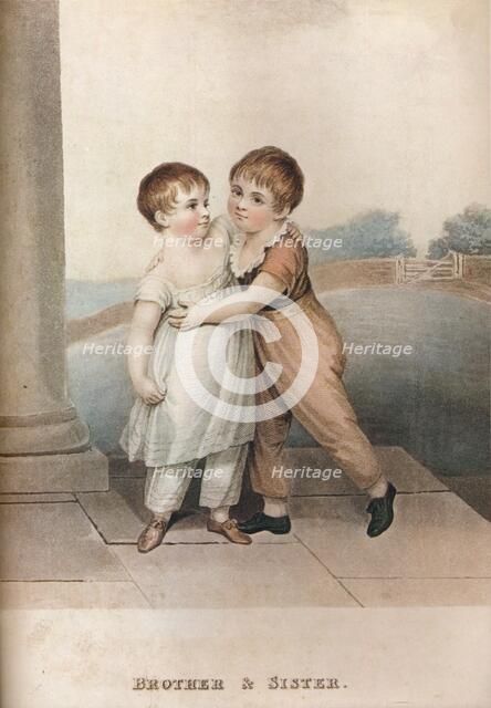 'Brother & Sister', c18th century. Artist: Unknown.