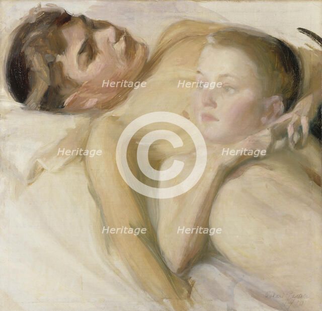 Brothers, 1910. Creator: Oskari Paatela.