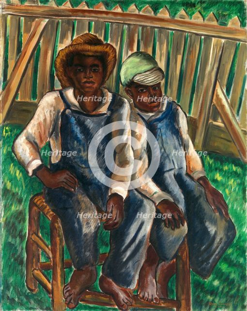 Brothers, 1934. Creator: Malvin Gray Johnson.