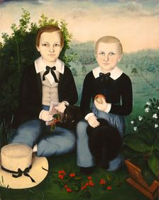 Brothers, c. 1845. Creator: Susan Catherine Waters
