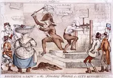 Brothers in law! or the finishing flourish of a City officer!! 1827. Artist: Anon