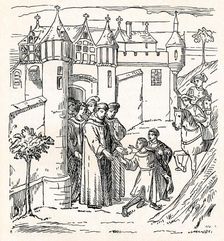 Brothers Polo set out from Constantinople with, Marco for China (c1300), 1912)