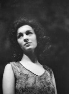 Brounoff, Olga, Miss, portrait photograph, 1928 Creator: Arnold Genthe