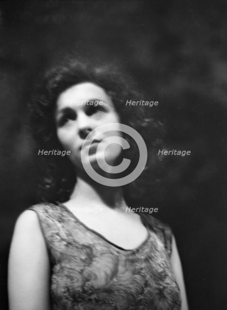 Brounoff, Olga, Miss, portrait photograph, 1928 Creator: Arnold Genthe.