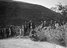 Brough Superior of George Brough competing in the MCC Edinburgh Trial, 1930. Artist: Bill Brunell