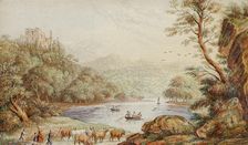 Brougham Castle, Westmoreland, c1850. Creator: George Baxter