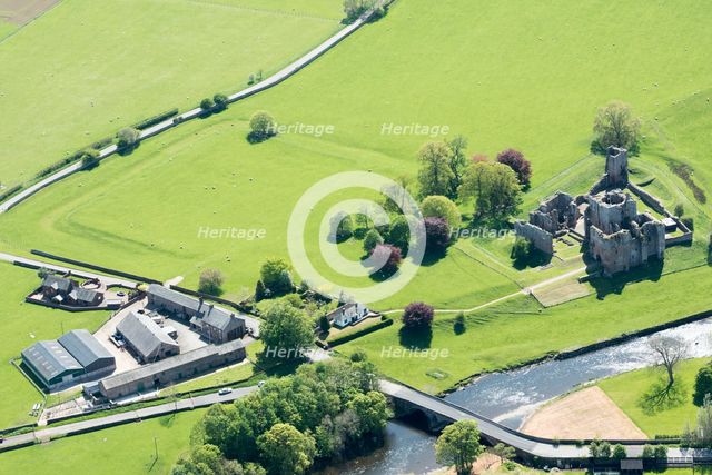 Brougham Roman fort (Brocavum) and Brougham Castle, Cumbria, 2018. Creator: Emma Trevarthen.