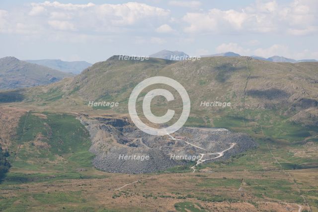 Broughton Moor slate quarry, Cumbria, 2014. Creator: Historic England Staff Photographer.