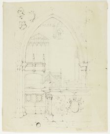 Broughton Church, 1830/40. Creator: Unknown