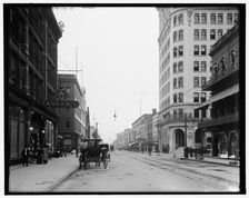 Broughton Street, looking west, Savannah, Ga., c1907. Creator: Unknown
