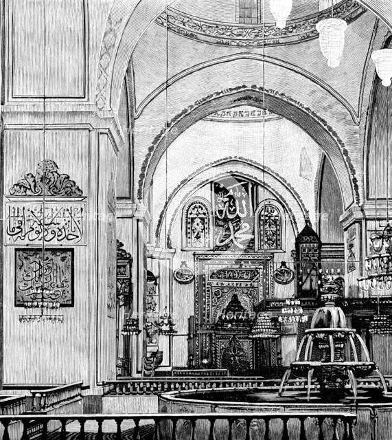 Broussa, in Asia Minor, the ancient Turkish capital: Mosque of Oulou Djami, 1890. Creator: Unknown.