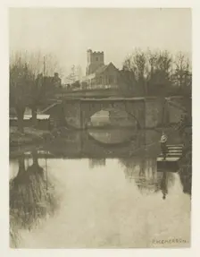 Broxbourne Church, 1880s. Creator: Peter Henry Emerson