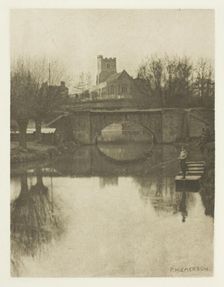 Broxbourne Church, 1880s. Creator: Peter Henry Emerson