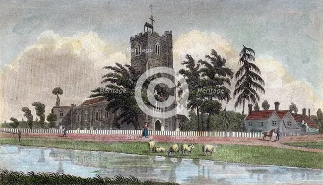 Broxbourne, Hertfordshire, 19th century. Artist: Warren