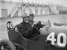 BS Marshall in his Aston Martin at the JCC 200 Mile Race, Brooklands, Surrey, 1921. Artist: Bill Brunell