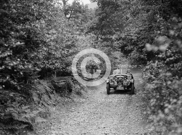 BSA car taking part in a motoring trial, c1930s. Artist: Bill Brunell.
