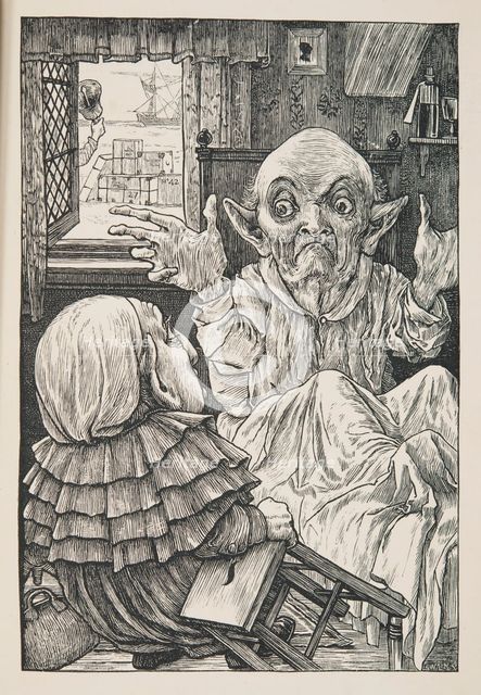 'But oh, beamish nephew, beware of the day', pub. 1876. Creator: Henry Holiday (1839 - 1927).