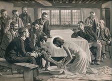 But He That Is Greatest Among You Shall Be Your Servant 1911, (1911). Artist: Gunning King