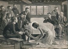 But He That Is Greatest Among You Shall Be Your Servant 1911, (1911). Artist: Gunning King