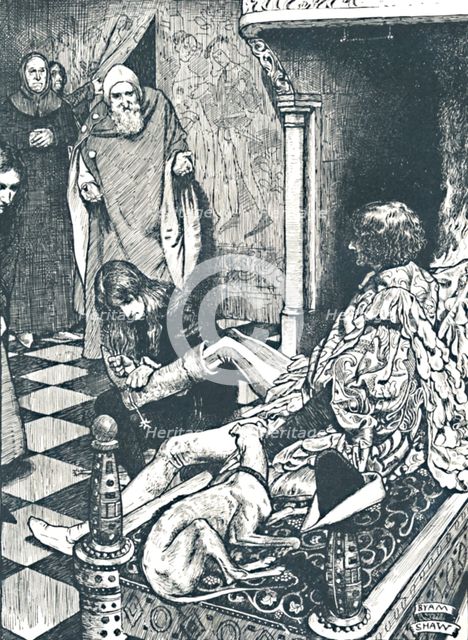 But This Course Did Not Please His Subjects., 1899, (1923). Artist: Byam Shaw.