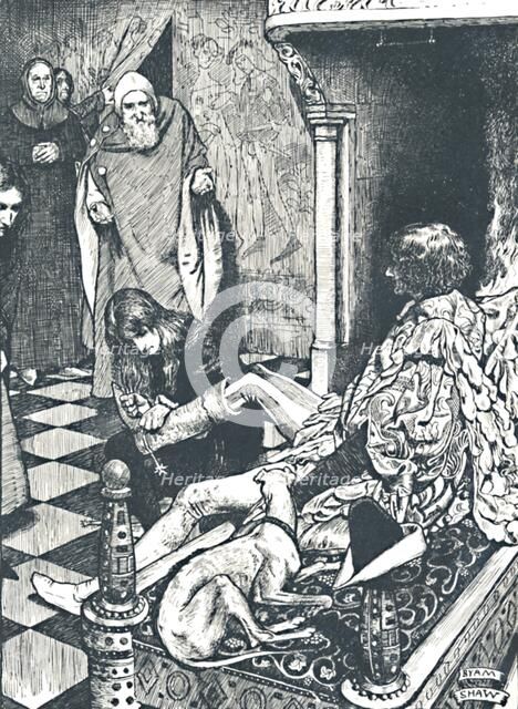 But This Course Did Not Please His Subjects., 1899, (1923). Artist: Byam Shaw.