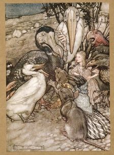 But who has won? from Alice's Adventures in Wonderland, by Lewis Carroll, pub. 1907